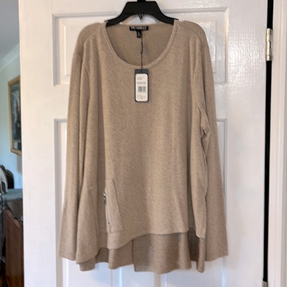 Picadilly brand taupe tunic - Picture 1 of 4